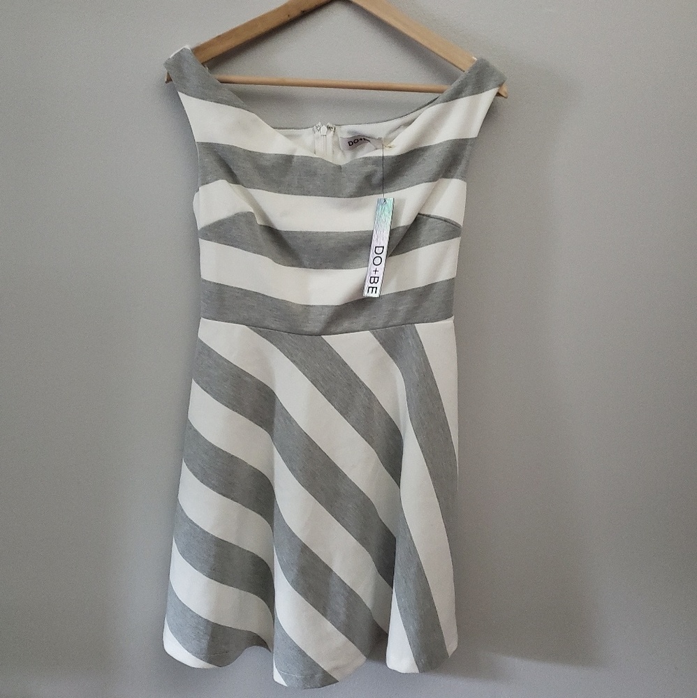 NWT do&be Anthropologie line striped dress